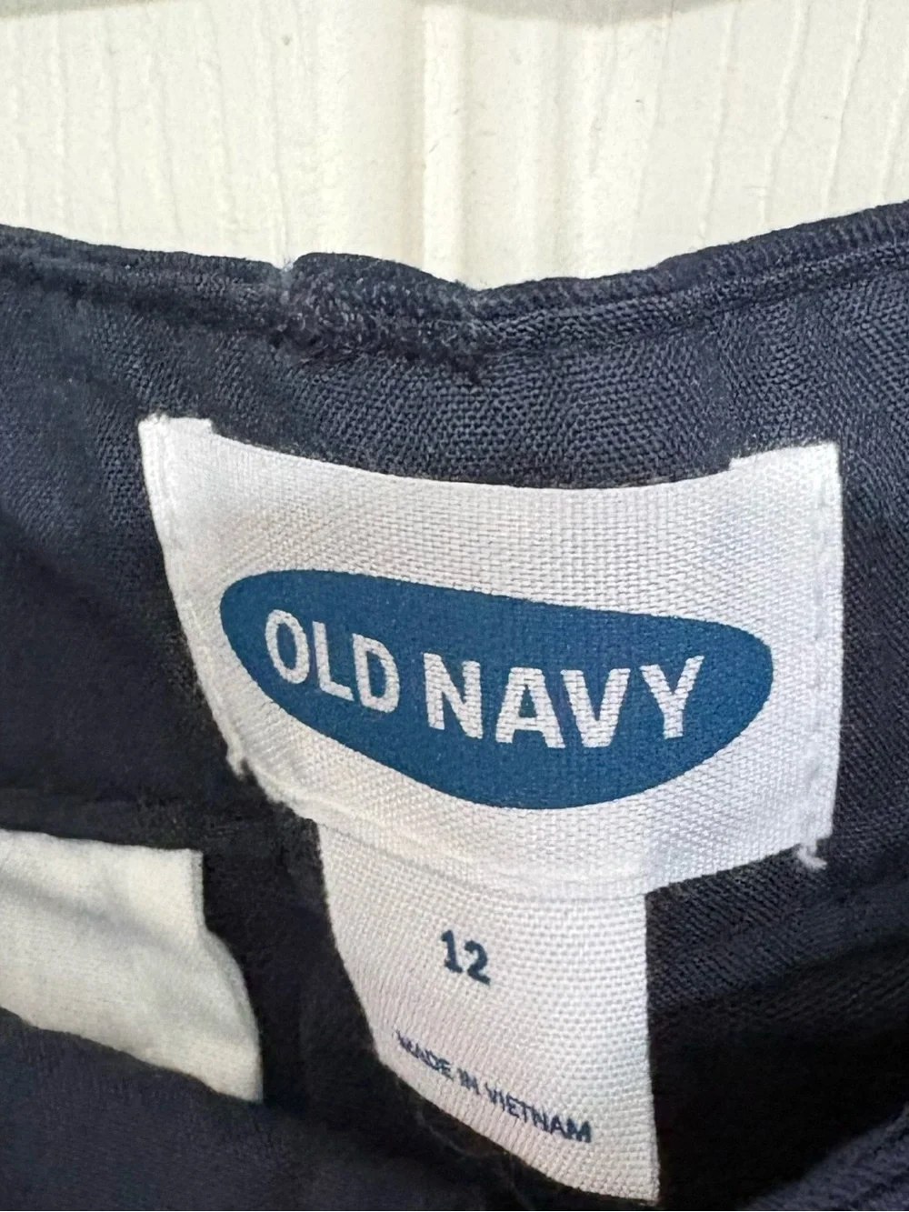 Old Navy Navy Pleated Shorts boys sz 12 NWT